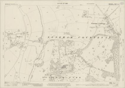 Berkshire X.4 (includes: Marsh Baldon; Nuneham Courtenay; Radley; Toot Baldon) - 25 Inch Map