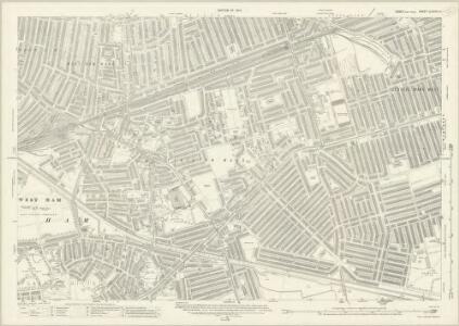Essex (New Series 1913-) n LXXXVI.6 (includes: East Ham; West Ham) - 25 Inch Map