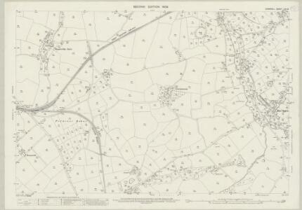 Cornwall LXII.16 (includes: Camborne Redruth; Crowan; Gwinear Gwithian) - 25 Inch Map