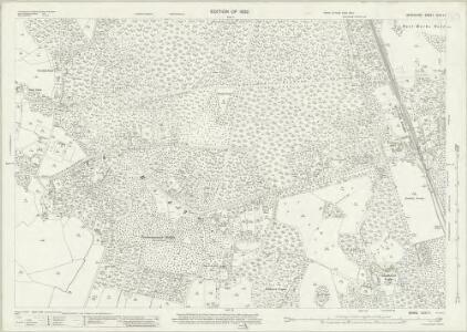 Berkshire XLVI.11 (includes: Crowthorne; Finchampstead; Sandhurst; Wokingham Without) - 25 Inch Map