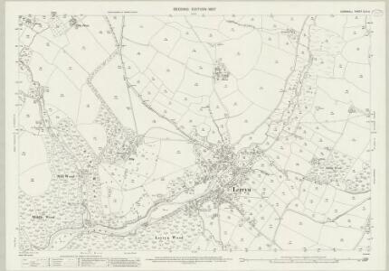 Cornwall XLIII.9 (includes: St Veep; St Winnow) - 25 Inch Map