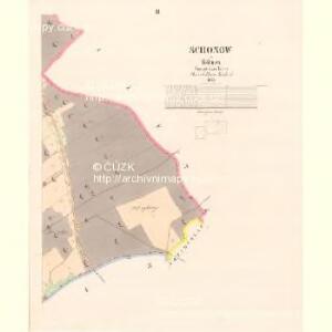 Schonow - c7755-1-003 - Kaiserpflichtexemplar der Landkarten des stabilen Katasters
