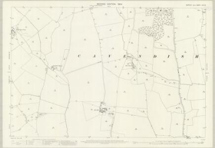 Suffolk LXII.16 (includes: Cavendish; Clare; Poslingford) - 25 Inch Map