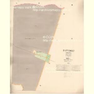 Tanndorf (Gedlowa) - c2808-1-003 - Kaiserpflichtexemplar der Landkarten des stabilen Katasters