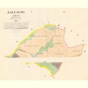 Zaluschy - c9132-1-001 - Kaiserpflichtexemplar der Landkarten des stabilen Katasters