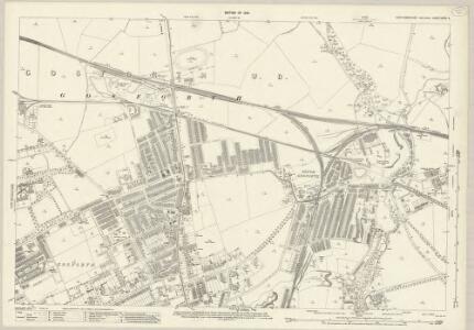 Northumberland (New Series) XCIV.4 (includes: Gosforth; Longbenton; Newcastle Upon Tyne) - 25 Inch Map