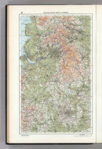 63.  England, North-West and Middle.  The World Atlas.