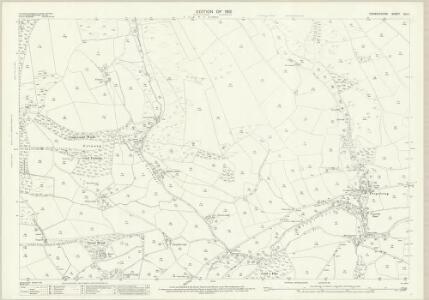 Denbighshire XLII.1 (includes: Llanarmon Dyffryn Ceiriog; Llangadwaladr; Llansilin) - 25 Inch Map