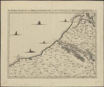Les embouchures de la Somme et de Bresle Riv., où est St. Valeri, Eu et Dieppe