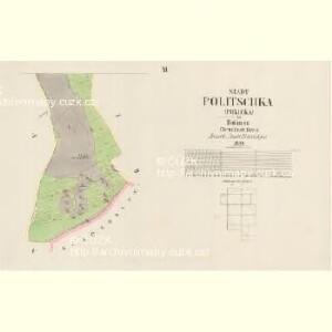 Politschka (Polička) - c5985-1-009 - Kaiserpflichtexemplar der Landkarten des stabilen Katasters