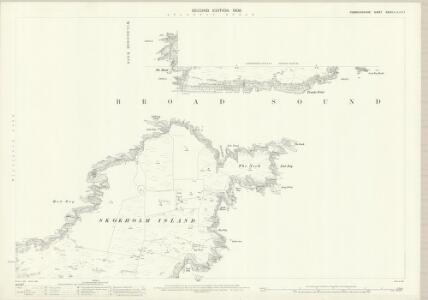 Pembrokeshire XXXVII.3 & 2 & 6 & 7 (includes: Skokholm Island) - 25 Inch Map