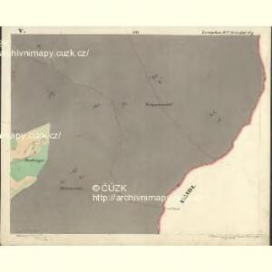 Zwoischen - c7662-1-005 - Kaiserpflichtexemplar der Landkarten des stabilen Katasters