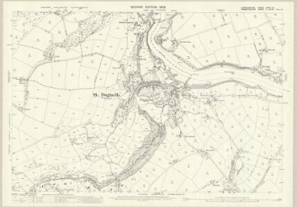 Cardiganshire XXXVII.8 (includes: Cardigan; St Dogmaels) - 25 Inch Map