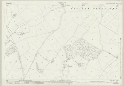 Buckinghamshire XIV.12 (includes: Shenley Brook End; Tattenhoe; Whaddon) - 25 Inch Map