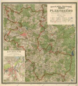 Školní mapa politického okresu Plzeňského