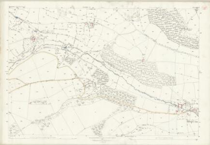 Shropshire LXX.13 (includes: Clunbury; Hopton Castle) - 25 Inch Map