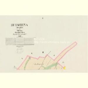 Butschina (Buczina) - c0627-1-001 - Kaiserpflichtexemplar der Landkarten des stabilen Katasters