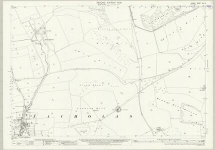 Dorset XXXI.5 (includes: Cerne Abbas; Sydling St Nicholas) - 25 Inch Map