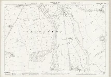 Cheshire XLVI.3 (includes: Chester; Claverton; Eccleston; Huntington; Marlston cum Lache) - 25 Inch Map