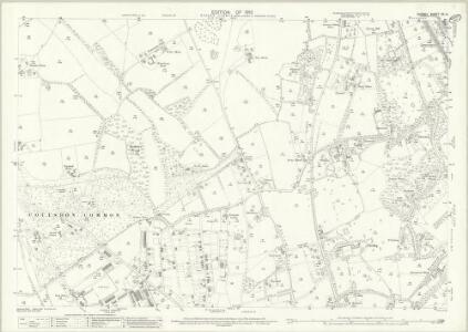 Surrey XX.14 (includes: Caterham; Coulsdon) - 25 Inch Map