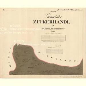 Zuckerhandl - m2953-1-001 - Kaiserpflichtexemplar der Landkarten des stabilen Katasters
