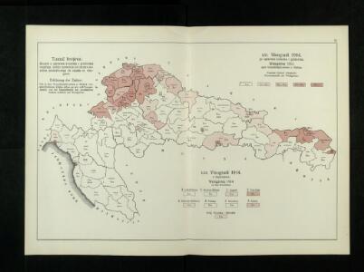 Vinogradi 1914. po upravnim kotarima i gradovima