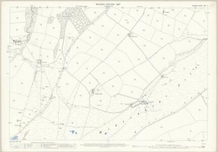 Durham XXV.7 (includes: Cornsay; Hedleyhope; Satley) - 25 Inch Map