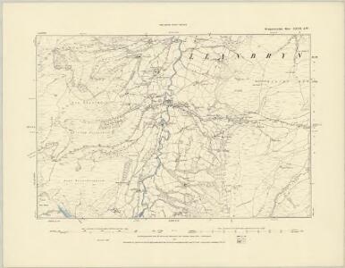 Montgomeryshire XX.NW - OS Six-Inch Map