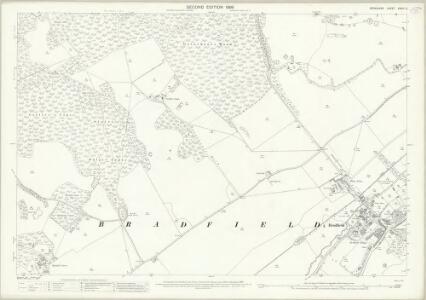 Berkshire XXXVI.2 (includes: Bradfield) - 25 Inch Map