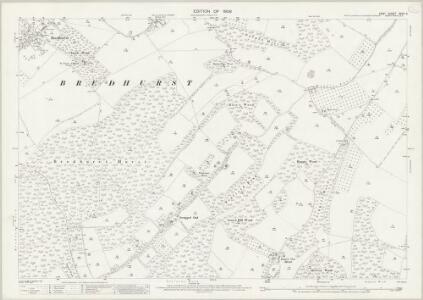 Kent XXXII.5 (includes: Bredhurst; Detling; Hartlip; Stockbury) - 25 Inch Map
