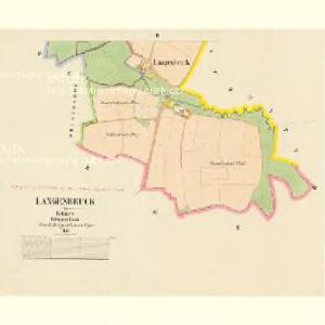 Langenbruck - c1143-1-002 - Kaiserpflichtexemplar der Landkarten des stabilen Katasters
