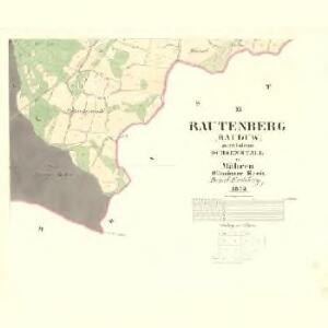 Rautenberg (Rauduw) - m2604-1-011 - Kaiserpflichtexemplar der Landkarten des stabilen Katasters