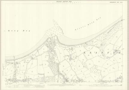 Cardiganshire XXIV.2 (includes: Llanina; Llanllwchaearn; New Quay) - 25 Inch Map