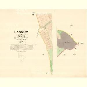 Tassow - m3081-1-005 - Kaiserpflichtexemplar der Landkarten des stabilen Katasters