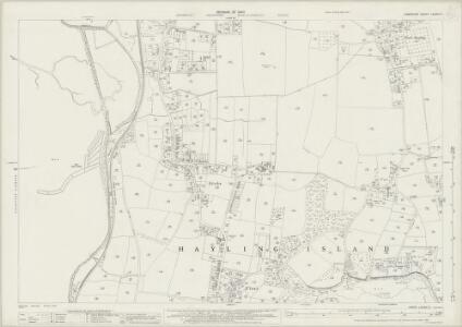 Hampshire and Isle of Wight LXXXIV.3 (includes: Havant) - 25 Inch Map