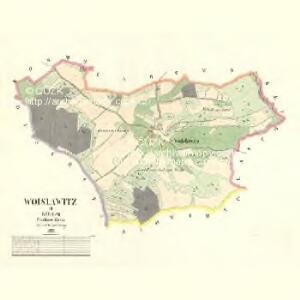Woislawitz - c8742-1-001 - Kaiserpflichtexemplar der Landkarten des stabilen Katasters
