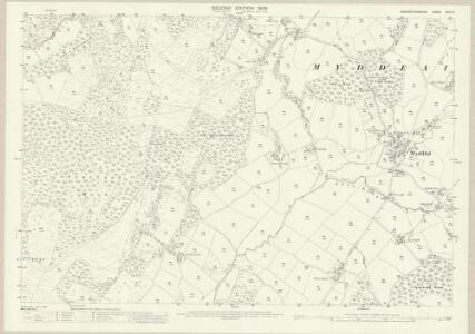 Carmarthenshire XXVII.9 (includes: Myddfai) - 25 Inch Map