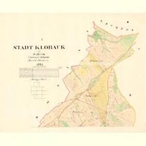 Klobauk - m3261-1-001 - Kaiserpflichtexemplar der Landkarten des stabilen Katasters