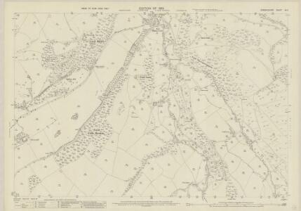 Denbighshire XII.4 (includes: Llansannan) - 25 Inch Map
