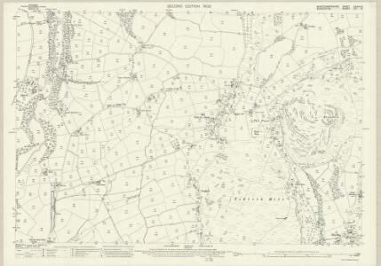 Montgomeryshire XXXVIII.6 (includes: Chirbury; Church Stoke) - 25 Inch Map