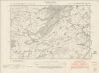Montgomeryshire XXXVI.NW - OS Six-Inch Map