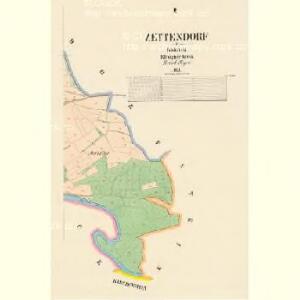 Zettendorf - c0749-1-002 - Kaiserpflichtexemplar der Landkarten des stabilen Katasters