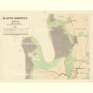 Kapschowitz - c2466-1-002 - Kaiserpflichtexemplar der Landkarten des stabilen Katasters