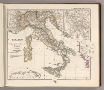 Italien unter den saechsischen & fraenkischen Kaisern, bis zu den Hohenstaufen.