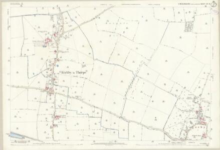 Lincolnshire CVI.8 (includes: Asgarby and Howell; Ewerby and Evedon; Kirkby La Thorpe) - 25 Inch Map