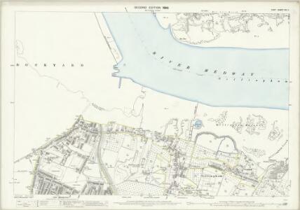 Kent XIX.4 (includes: Gillingham; Hoo) - 25 Inch Map