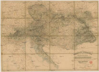 Post-Reise-und Telegrafen-Karte des oesterreichischen Kaiserthums