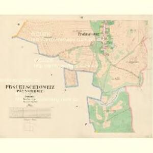 Prscheschtowitz (Přesstiowic) - c6219-1-003 - Kaiserpflichtexemplar der Landkarten des stabilen Katasters