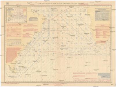 Pilot chart of the South Atlantic Ocean