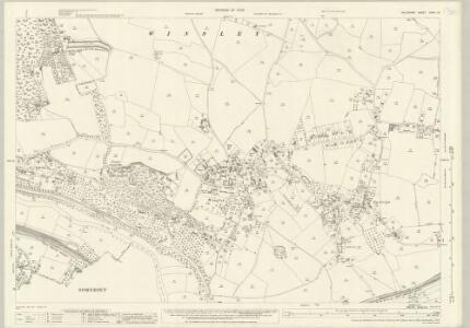 Wiltshire XXXII.13 (includes: Bradford On Avon; Freshford; Limpley Stoke; Westwood; Winsley) - 25 Inch Map